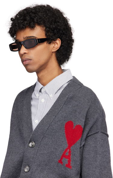 Slnečné okuliare AMI AMI 75010 Square Sunglasses Čierna | UGL512.AM0004, 3