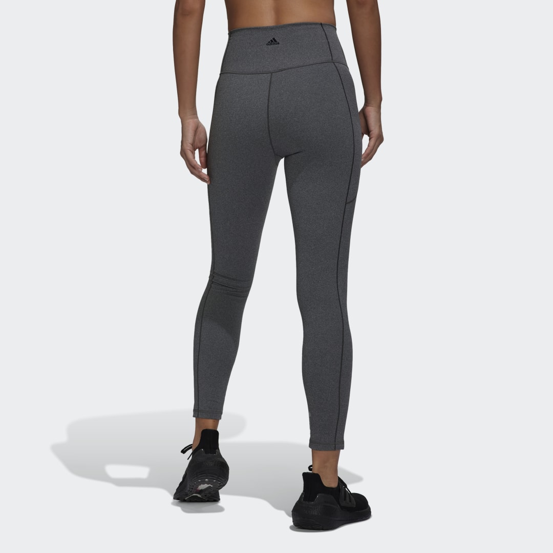 Legíny adidas Originals Yoga Studio 7/8 Leggings Šedá | HK6614, 1