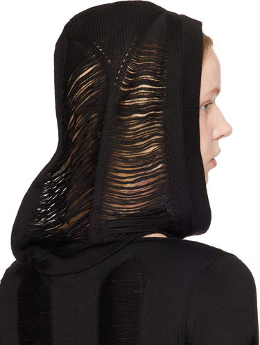 Sveter Rick Owens Rick Owens Hollywood Jera Knitted Hood Šedá | RO01E7481 KGRIDM, 4