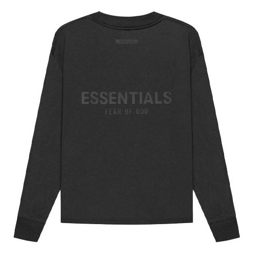 Mikina Fear of God Essentials Long Sleeve Tee Čierna | FOG-SS21-559, 0