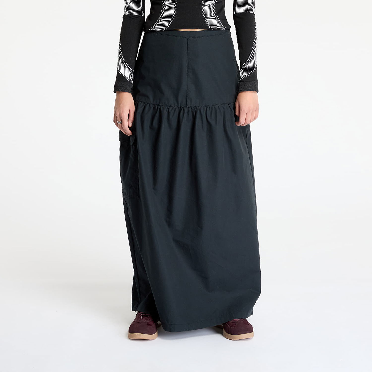 Sukňa Converse Long Skirt Čierna | 10028022-A01, 0