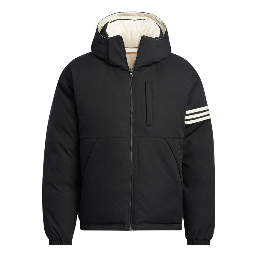 Prešívaná bunda adidas Originals Originals Hooded Puffer Jacket Čierna | HS7283