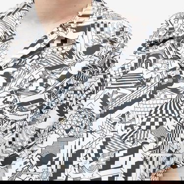 Košeľa Paul Smith Paul Smith Jack's World Vacation Shirt Biela | M2R-695U-M21966-01, 5