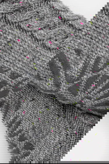 Ponožky UGG ELOWYN Cable Knit Flecked Wool Blend Slipper Socks Rôznofarebný | 1171627, 1