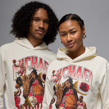 Mikina Jordan Jordan Flight Fleece Print Hoodie Béžová | HJ4396-133, 2