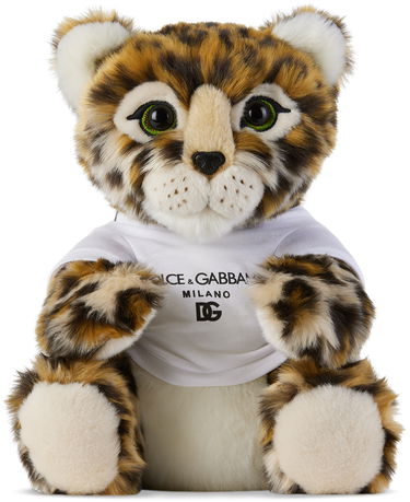 Zberateľské Dolce & Gabbana Dolce&Gabbana Leopard Faux Fur Plush Toy Hnedá | LCJB72 G7NZK, 0