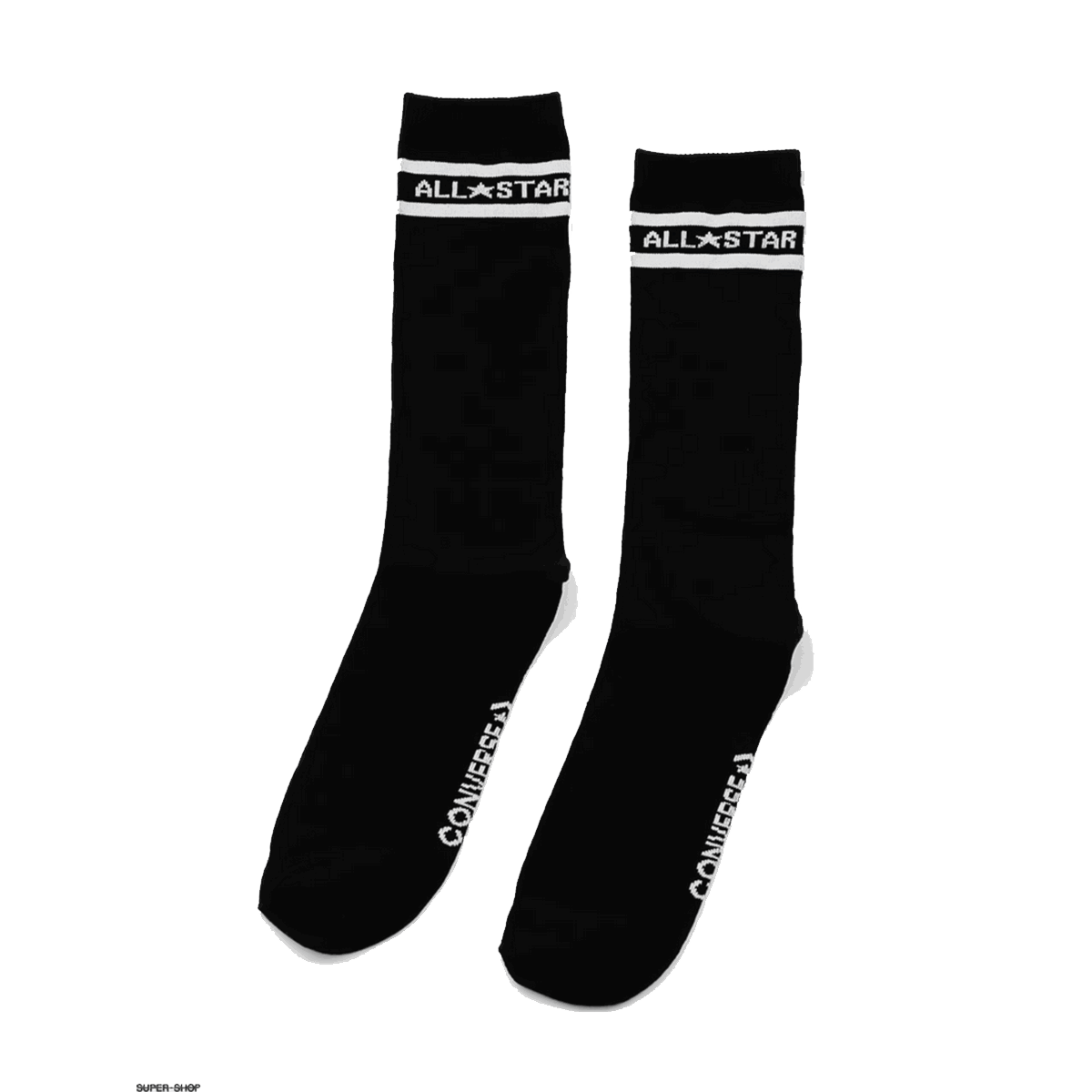 Ponožky Converse All Star Double Stripe Crew Socks Čierna | E1026B-2020, 0