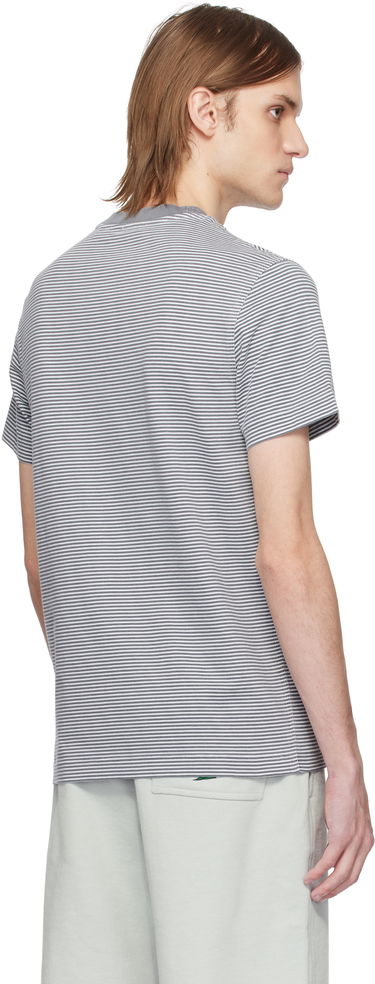 Tričko Burberry Burberry Cotton Striped T-Shirt Šedá | 8109141, 2