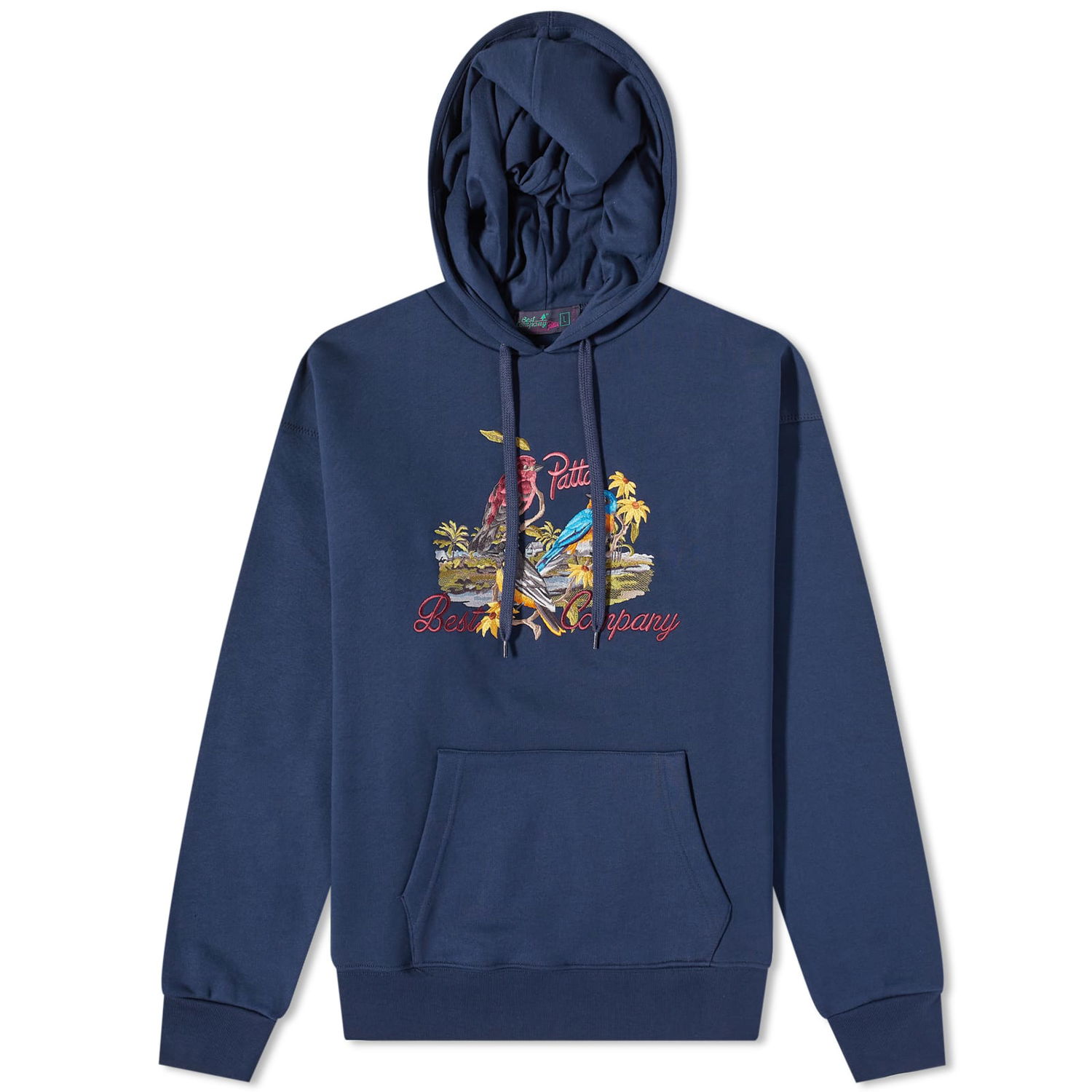 Mikina Patta x Best Company Hoodie Navy | PBC-EHS-002, 0