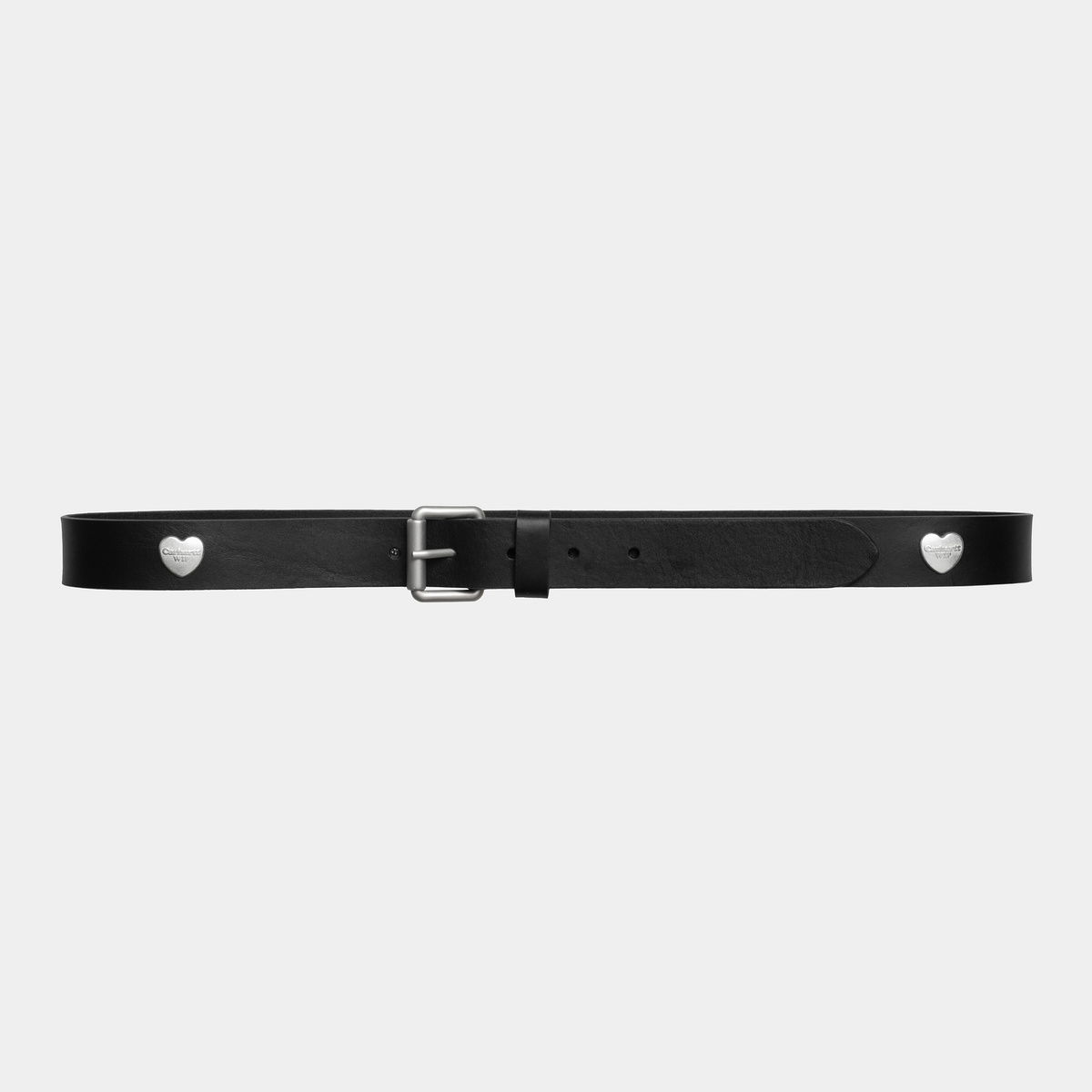 Opasok Carhartt WIP Tylor Leather Belt with Metal Heart Logo Čierna | I035381_9, 1