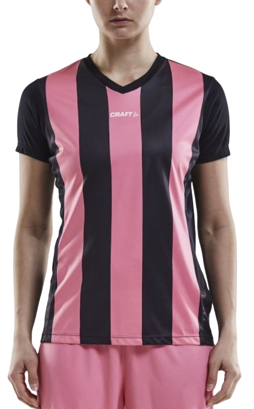 Striped Jersey V-Neck T-Shirt