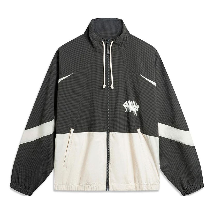 Vetrovka Li-Ning BadFive Graphic Jacket Čierna | AFDU419-6