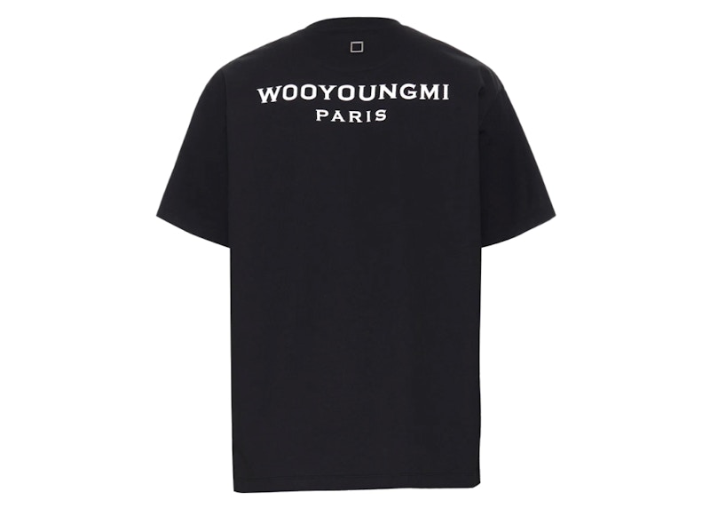 Tričko WOOYOUNGMI Wooyoungmi Back Logo T-Shirt Čierna | W223TS07708B