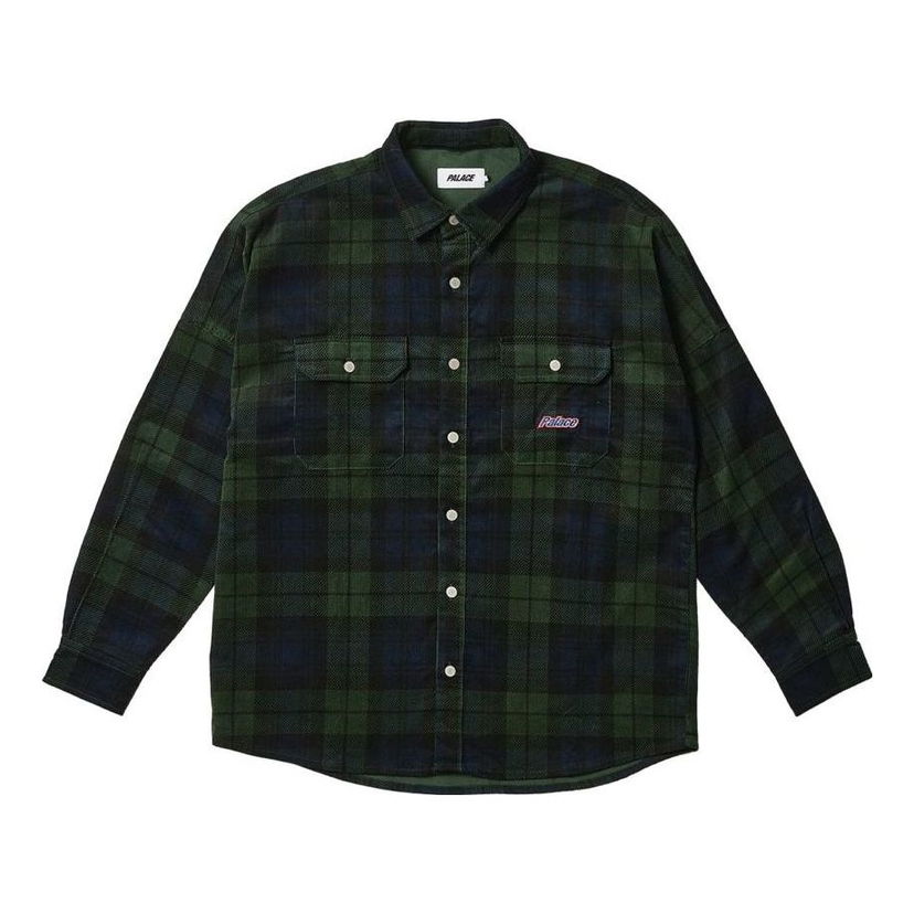 Košeľa Palace Corduroy  Shirt Zelené | P25SHT043
