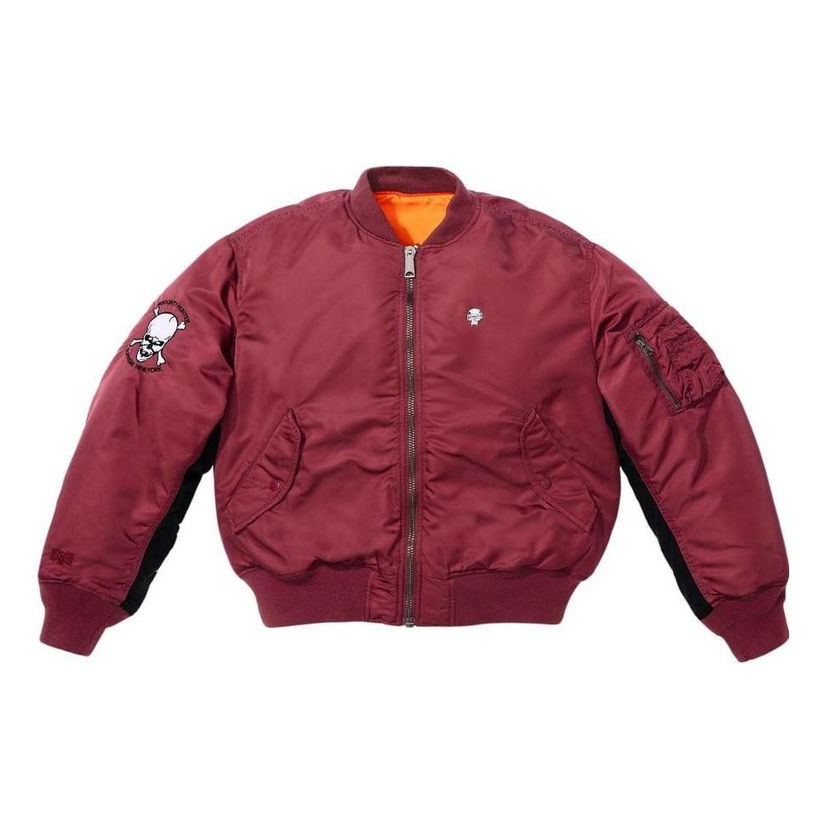 Bomber bunda Supreme Bomber Jacket Červená | SUP-FW23-110