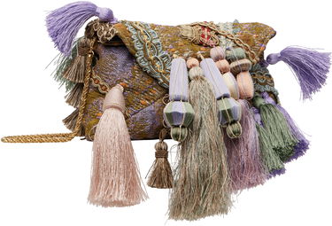 Kabelka Dries Van Noten Dries Van Noten Textured Envelope Clutch Metalická | 252-011511-2353, 1