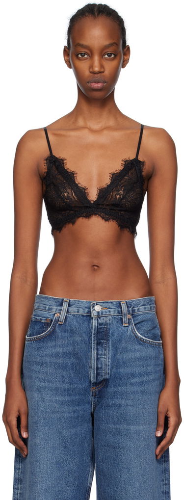 Podprsenka Anine Bing Scalloped Lace Bra Čierna | A-10-0003-000, 0
