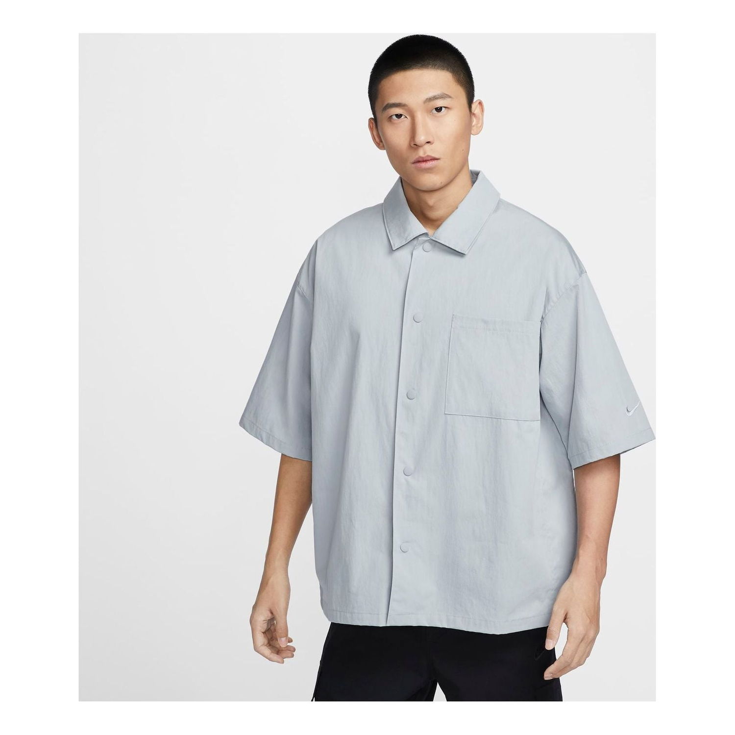 Košeľa Nike Woven Relaxed Fit Shirt Šedá | FN3250-012, 0