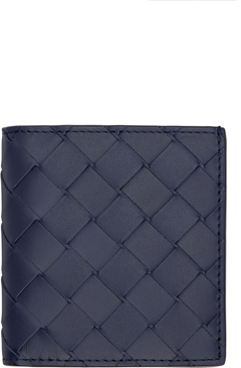 Peňaženka Bottega Veneta Intrecciato Slim Bi-Fold Wallet Navy | 749400VCPQ63258