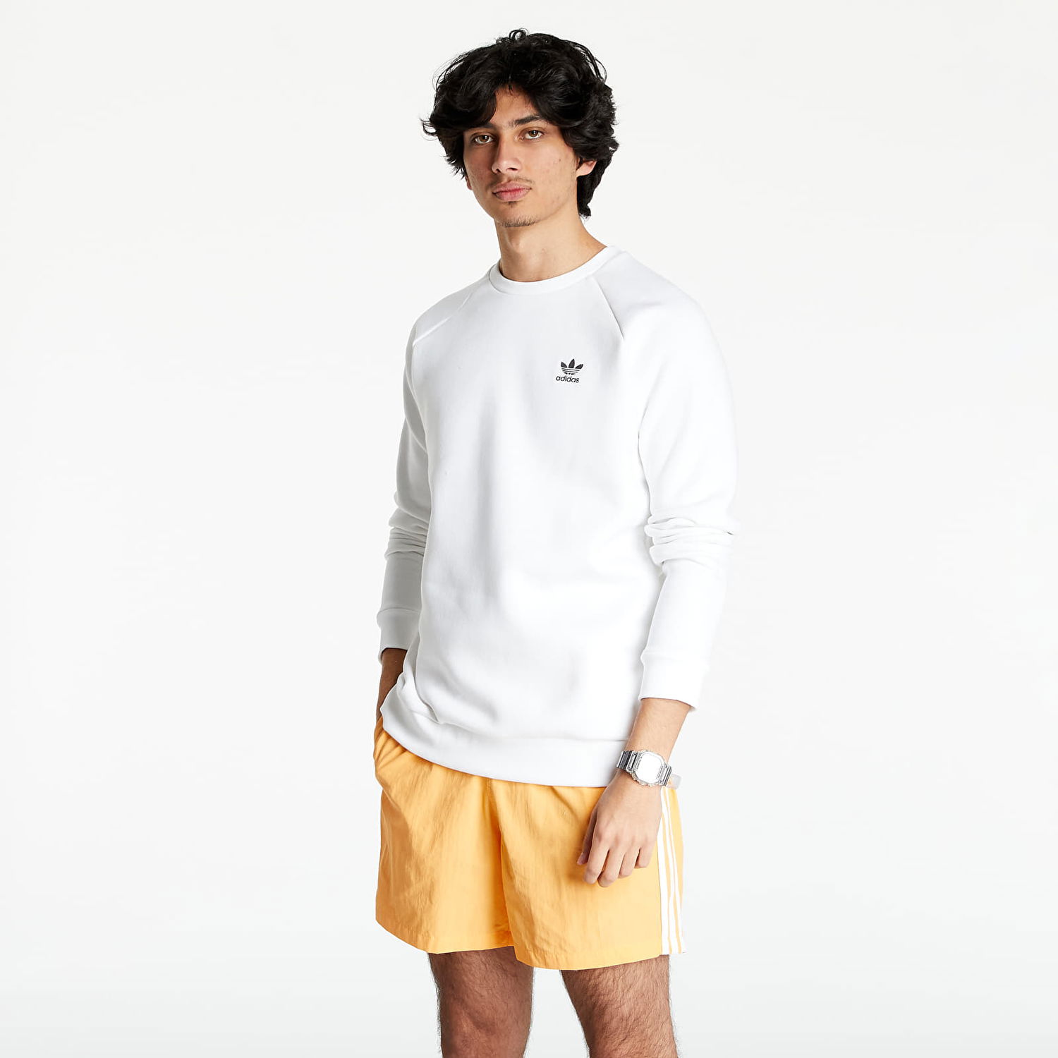 Mikina adidas Originals Essential Crew Biela | h34644, 0