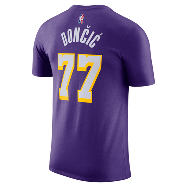 Tričko Nike Los Angeles Lakers Essentials NBA Statement Cotton T-Shirt Fialová | HV6272-505, 1
