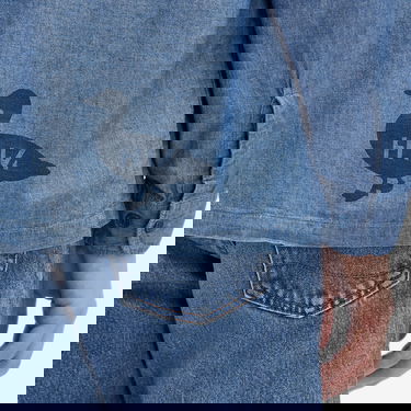 Košeľa Human Made Military Chambray Shirt Modrá | HM28SH001-IN, 5