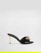 Keira Patent Leather Embellished Mules