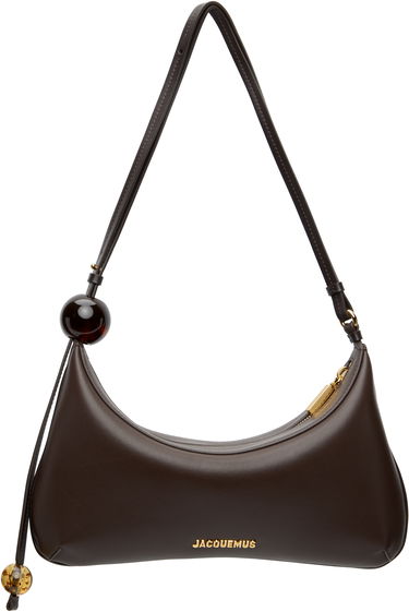 Taška cez rameno Jacquemus Jacquemus 'The large Bisou Perle' Shoulder Bag Hnedá | 25E251BA410-3171, 0