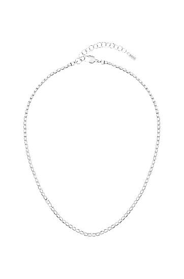 Náhrdelník BOSS Adjustable Crystal Necklace Metalická | 1580630, 1