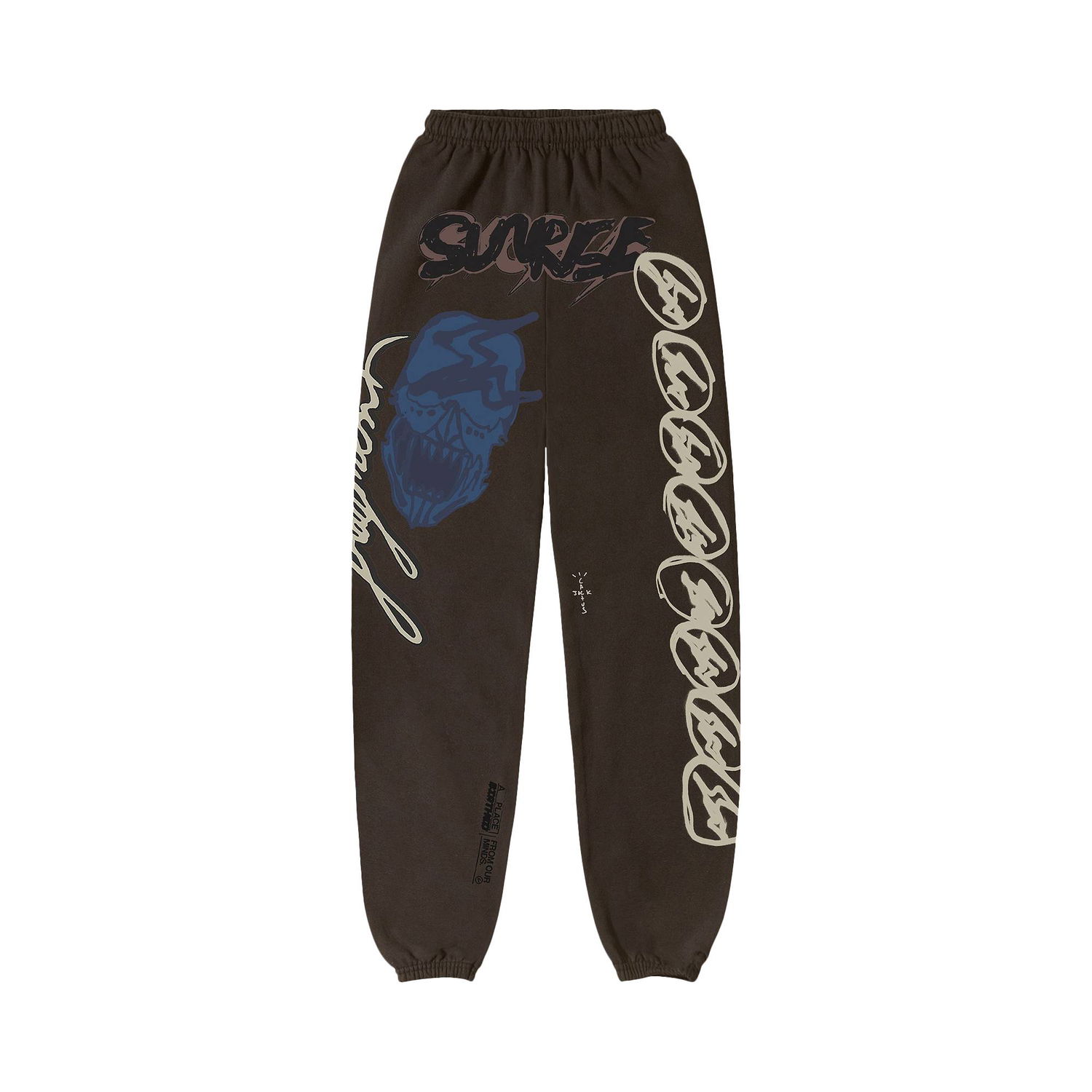 Tepláky Cactus Jack by Travis Scott Fragment x Sunrise Sweats Čierna | CJFM LP08 BROW, 1