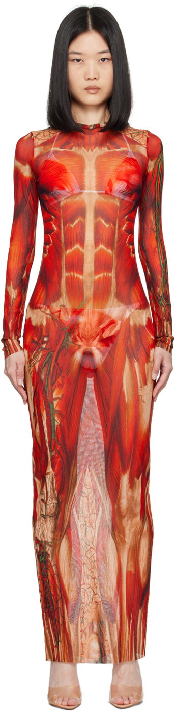 Gaultier 'The Écorché' Maxi Dress