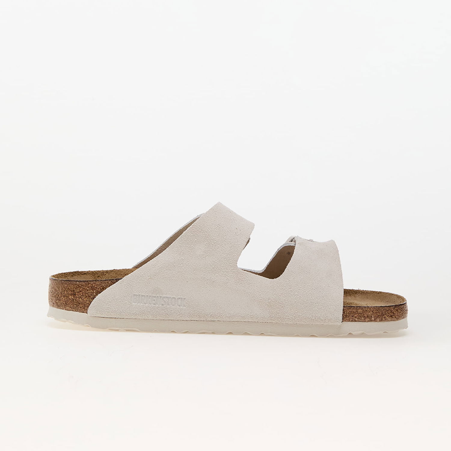 Tenisky a topánky Birkenstock Arizona Slim Fit Suede Double Strap Sandals - Antique White Béžová | 1026842, 1