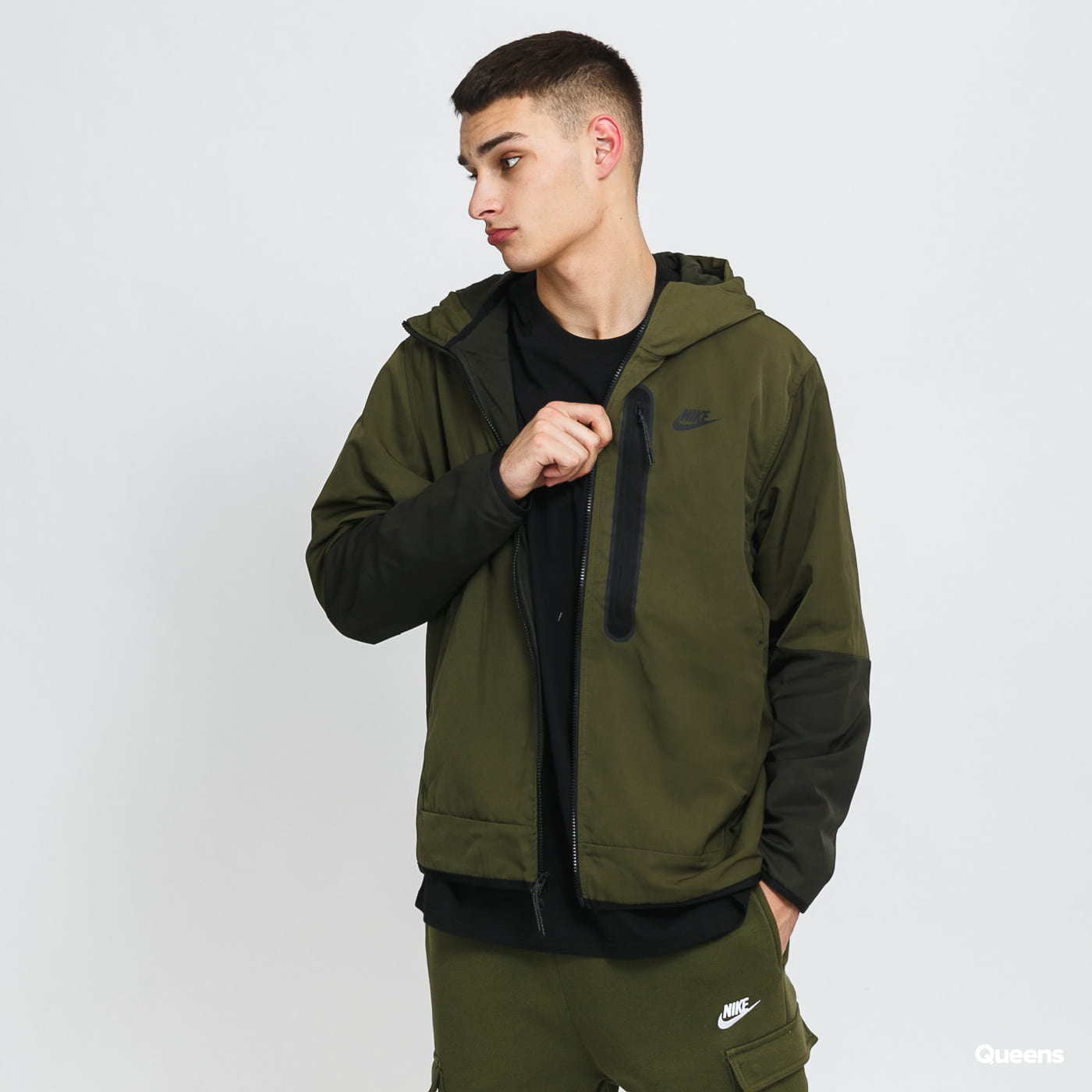 Bunda Nike Sportswear Woven Repel Insulated Hooded Jacket Zelené | CU4485-326, 0