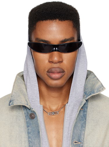 Slnečné okuliare Balenciaga Balenciaga Avant Premier Thin Sunglasses Čierna | BB0383S-001, 3