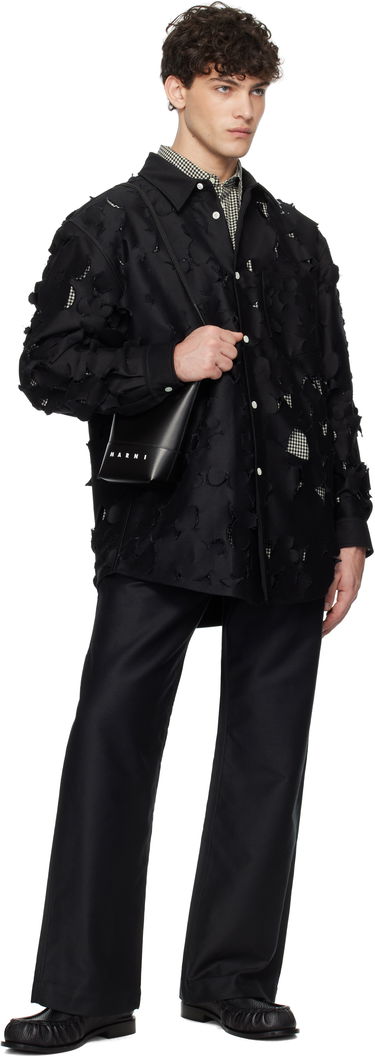 Košeľa Marni Marni Boxy Cut Out Shirt Čierna | CUMU0332S0 USR012, 3