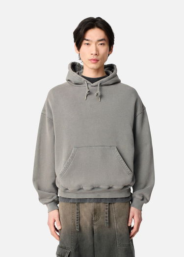 Mikina AXEL ARIGATO Distort Washed Hoodie Šedá | A3434001, 7