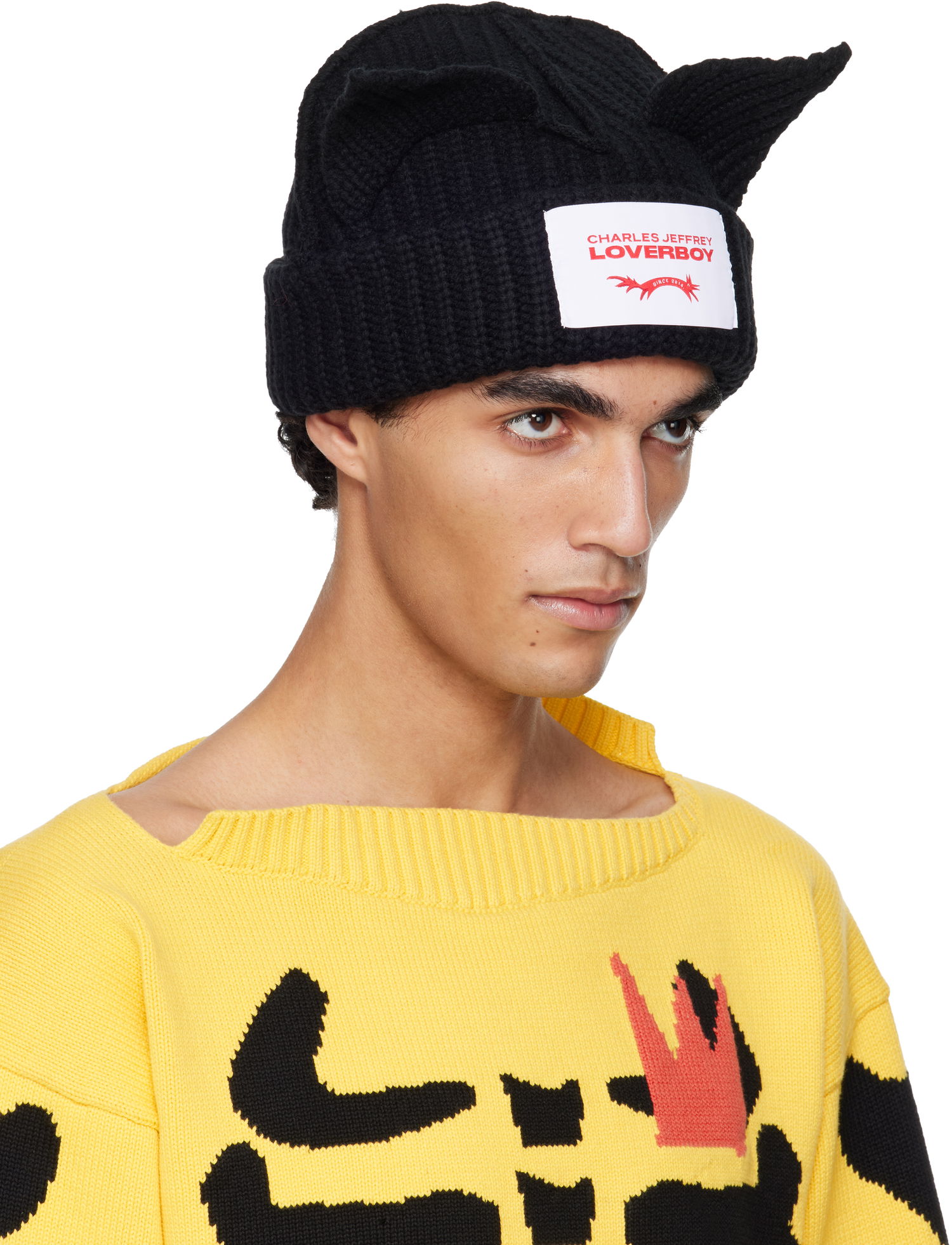 Kulicha Charles Jeffrey Loverboy Charles Jeffrey LOVERBOY Chunky Ears Beanie Žltá | 052130102, 1