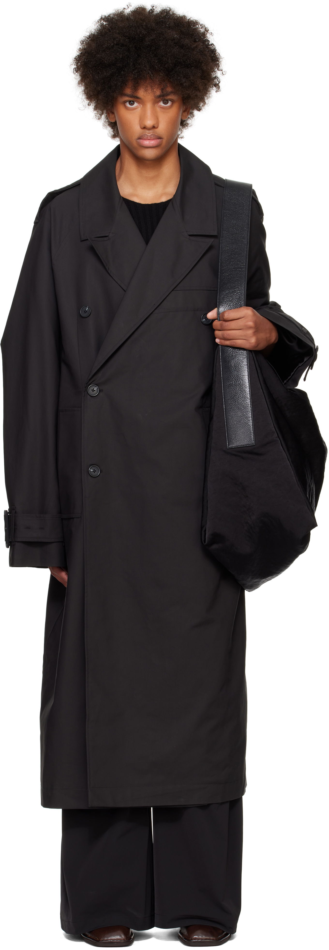 Trenčkot Entire Studios Wellington Coat Čierna | ES2638BL, 0
