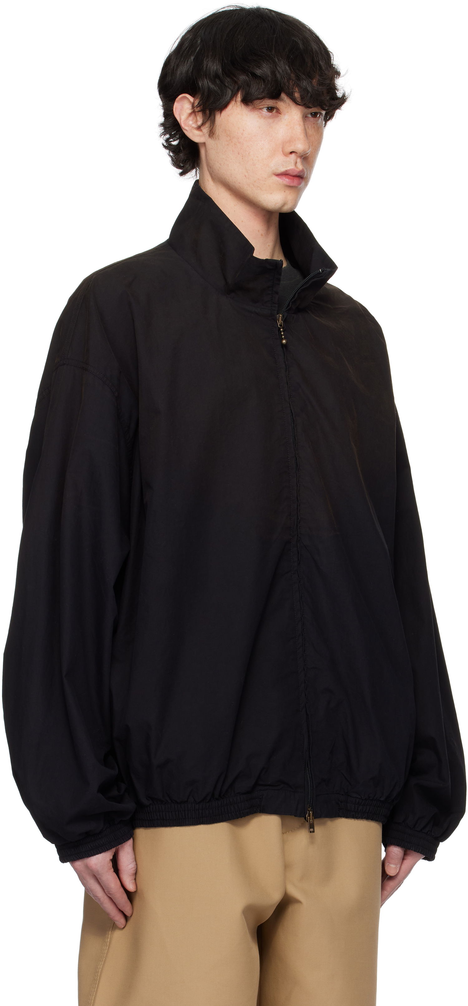 Vetrovka Acne Studios Printed Logo Zipper Jacket Čierna | B90791-, 1
