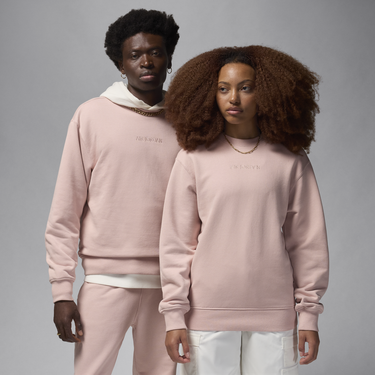 Mikina Jordan Fleece Wordmark Crewneck Sweatshirt Ružová | FZ3950-601, 3