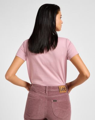 Tričko Lee Small Logo T-Shirt Ružová | 112355197, 0