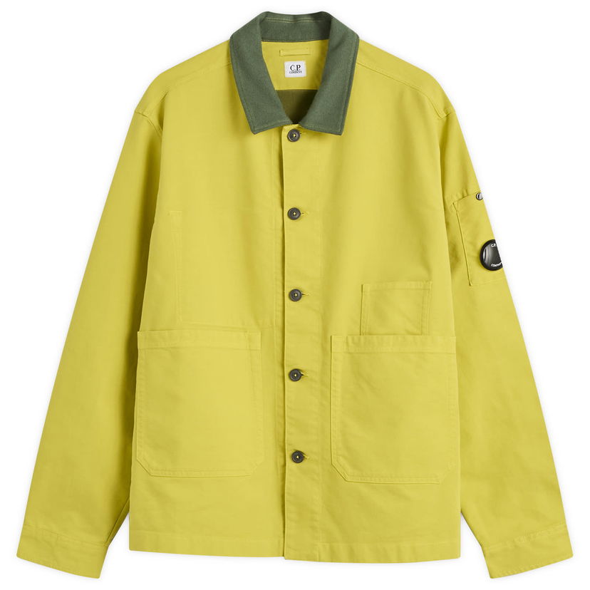 Bunda C.P. Company Lens Overshirt Žltá | 19CMOS286A-110471G-210