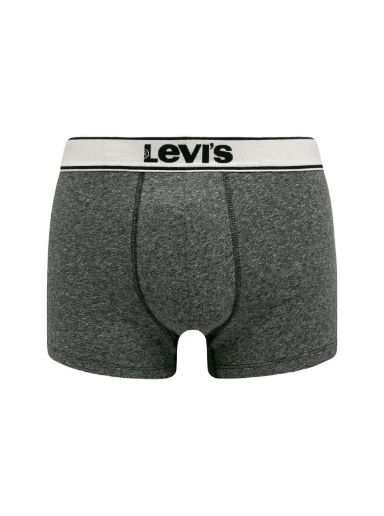 Spodná bielizeň a ponožky Levi's ® 2 Pack Solid Basic Trunk Šedá | 37149-0388