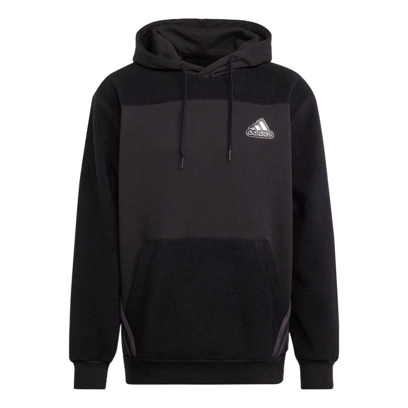 Mikina adidas Originals Sherpa Hoodie Čierna | HL6901