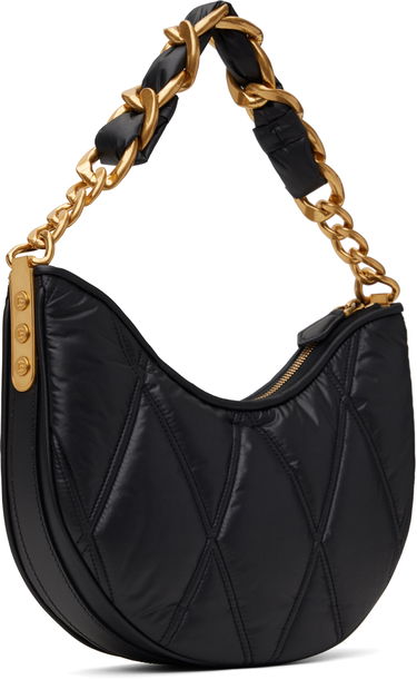 Kabelka Balmain Balmain 1945 Quilted Moon Bag Čierna | EN1BQ954TNDT, 2