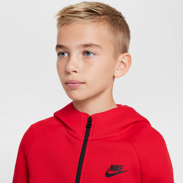 Mikina Nike Nike Sportswear Tech Fleece Full-Zip Hoodie Červená | HV5867-657, 4