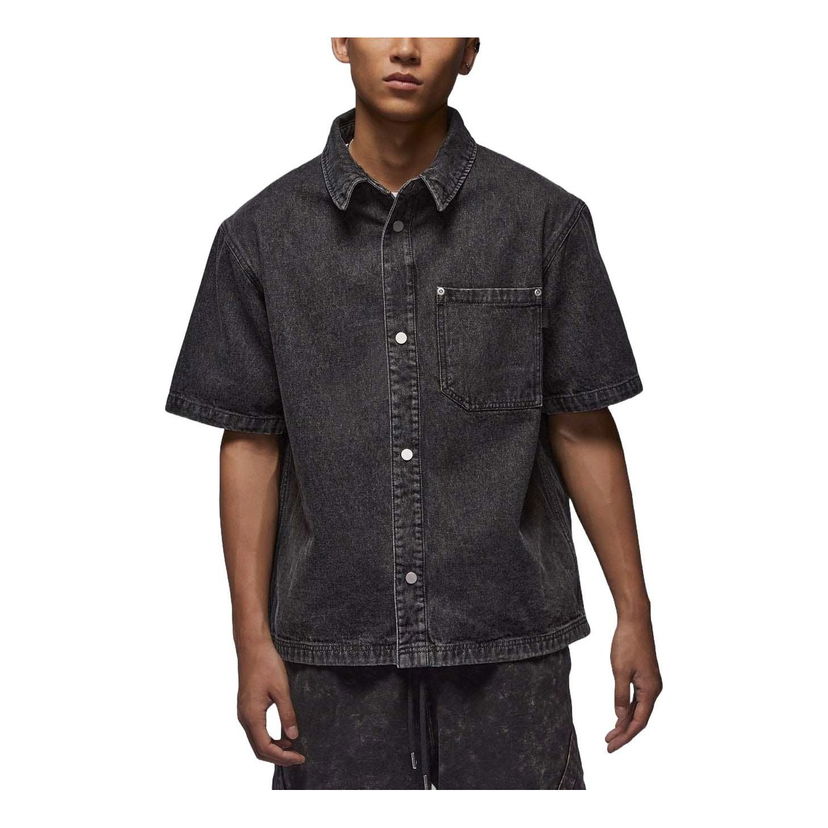 Košeľa Jordan Denim Shirt Čierna | FZ2132-010