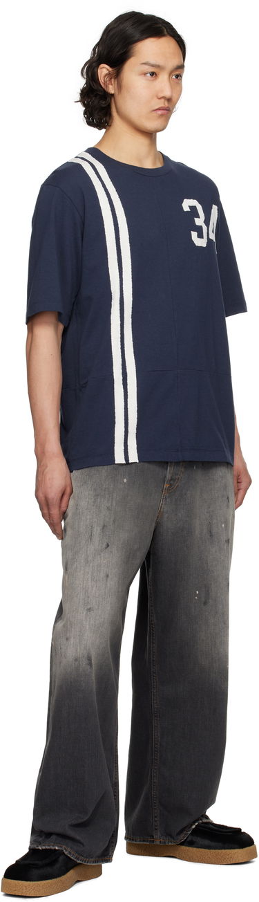 Tričko Ambush Ambush Panelled T-Shirt Navy | 12115322, 3