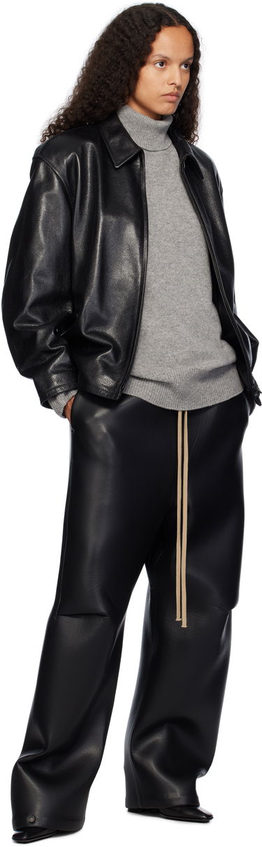 Bunda Fear of God Fear of God Rider Leather Jacket Čierna | FG830-063LTH, 3