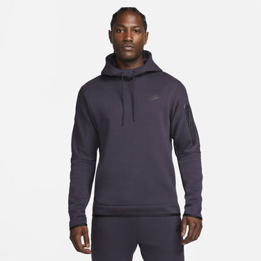 Mikina Nike Sportswear Tech Fleece Pullover Hoodie Fialová | DD5174-540, 0